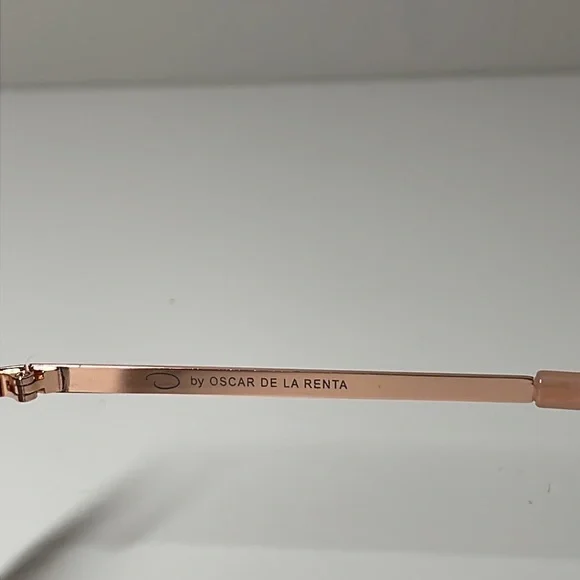 Oscar De La Renta Rose Gold Mirrored Sunglasses MOD3041 - Picture 6 of 9